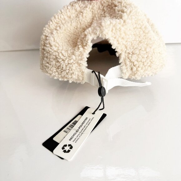 NWT Rag & Bone Addison Sherpa Baseball Cap Rag & Bone in Antique White - Picture 6 of 8